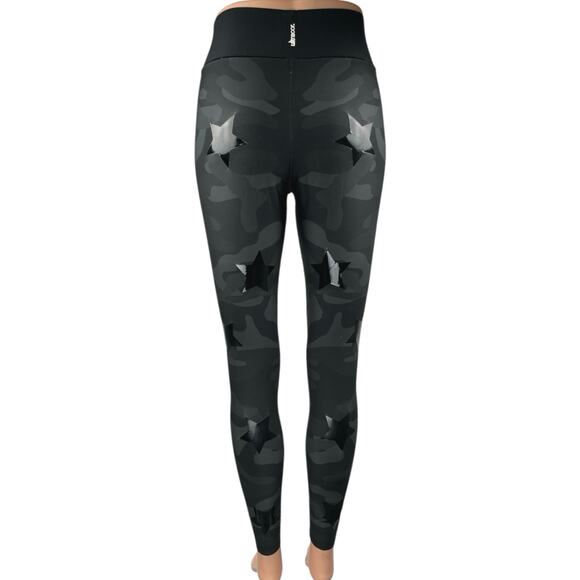 Ultracor Knockout Star  Black Camo Skinny High Waist Activewear Leggings Pants M - Picture 3 of 5